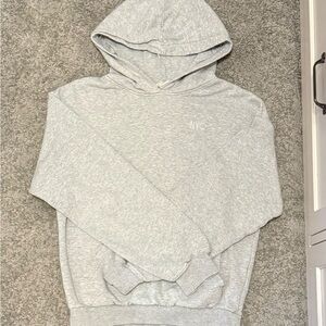 H&M Gray Sweatshirt Relaxed Fit Cotton Blend